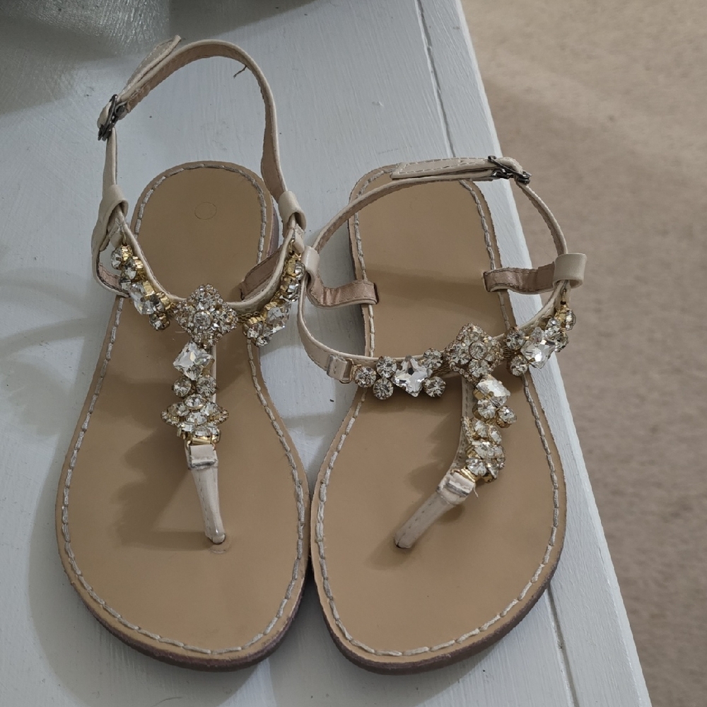 Elegant Crystal Embellished Sandals